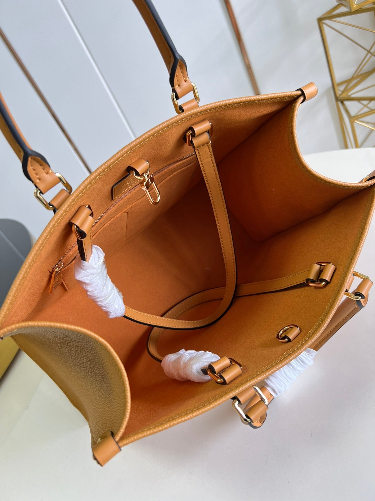 Louis Vuitton Onthego MM Tote Monogram Arizona ‘Brown Crème Beige’ 35cm