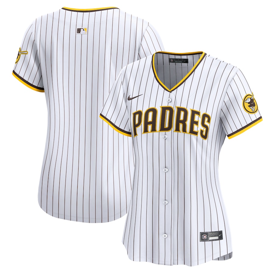 San Diego Padres Women's Home Limited Jersey White