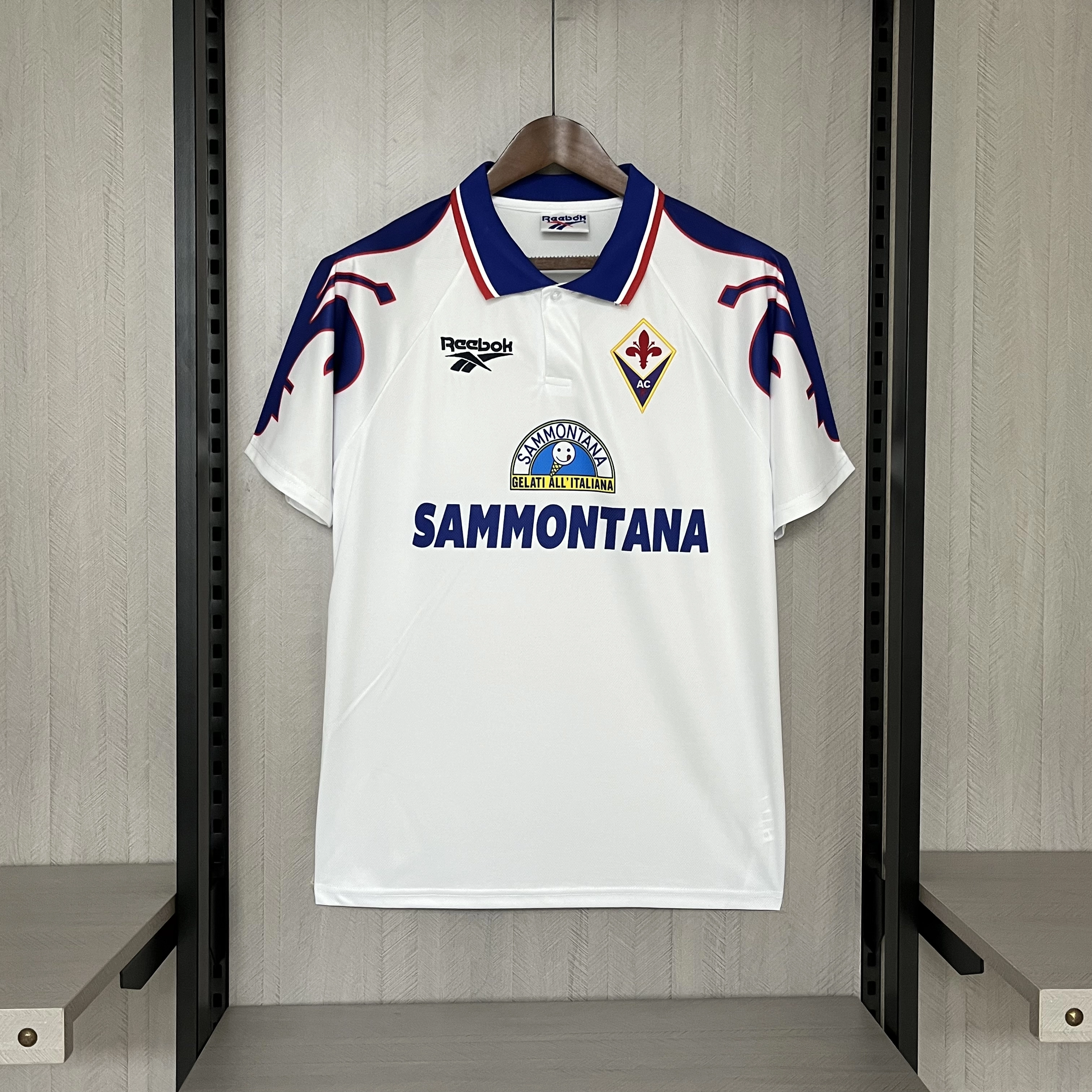 Retro 1995-96 Fiorentina Away Football jersey retro