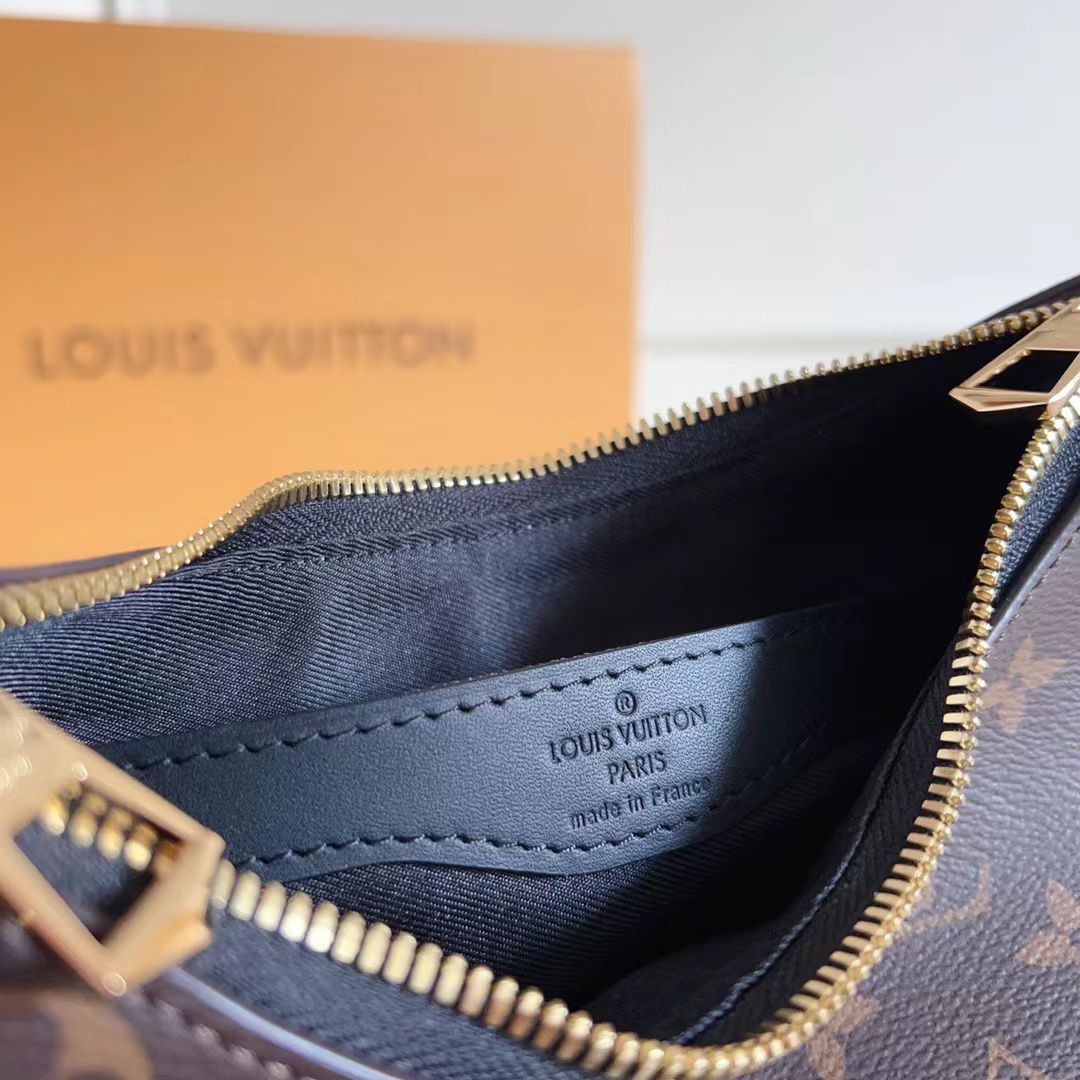 Louis Vuitton Boulogne PM Monogram Black 26Cm M45831