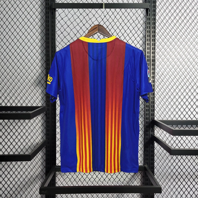 Retro 2020-21 Barcelona 4 Away MESSI PIQUE DEMBELE JORDI AIBA GRIZMANN Football jersey retro
