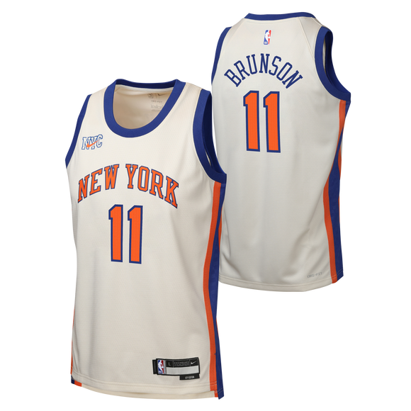 Jalen Brunson New York Knicks 2026 City Edition Youth NBA Swingman Jersey