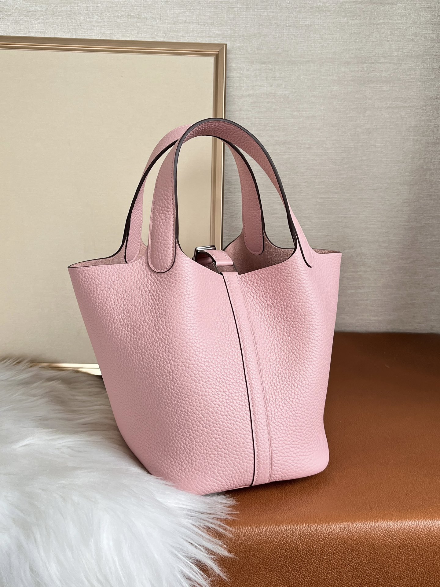 Hermes Picotin Lock 18Cm Rose Sakura