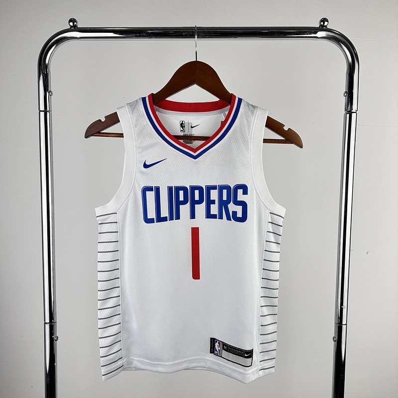 2023 NBA LA Clippers kids 1 HARDEN Basketball Jersey