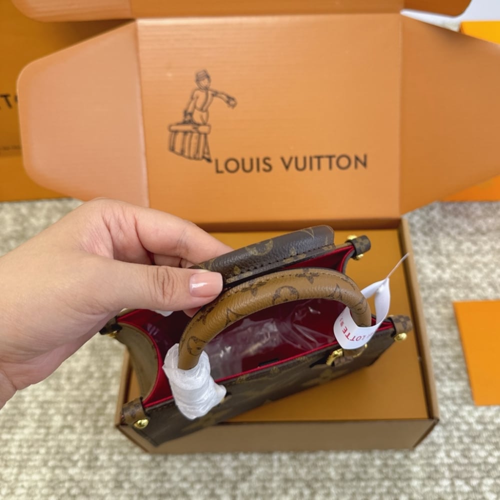 Louis Vuitton Onthego BB Bag Brown 18Cm M46839