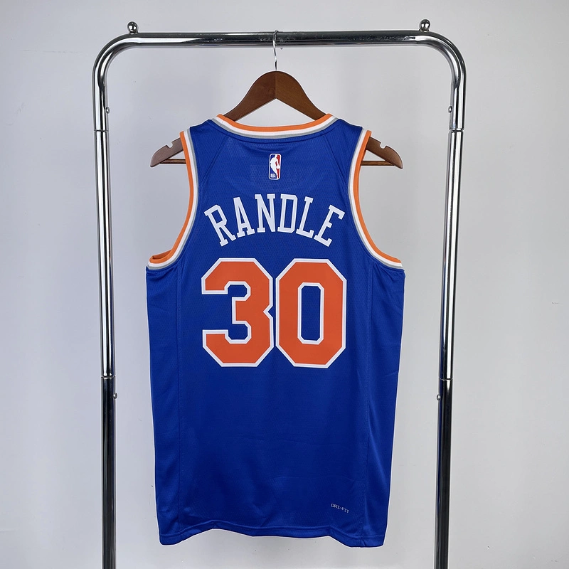 2023 New York Knicks 30 RANDLE Basketball Jersey