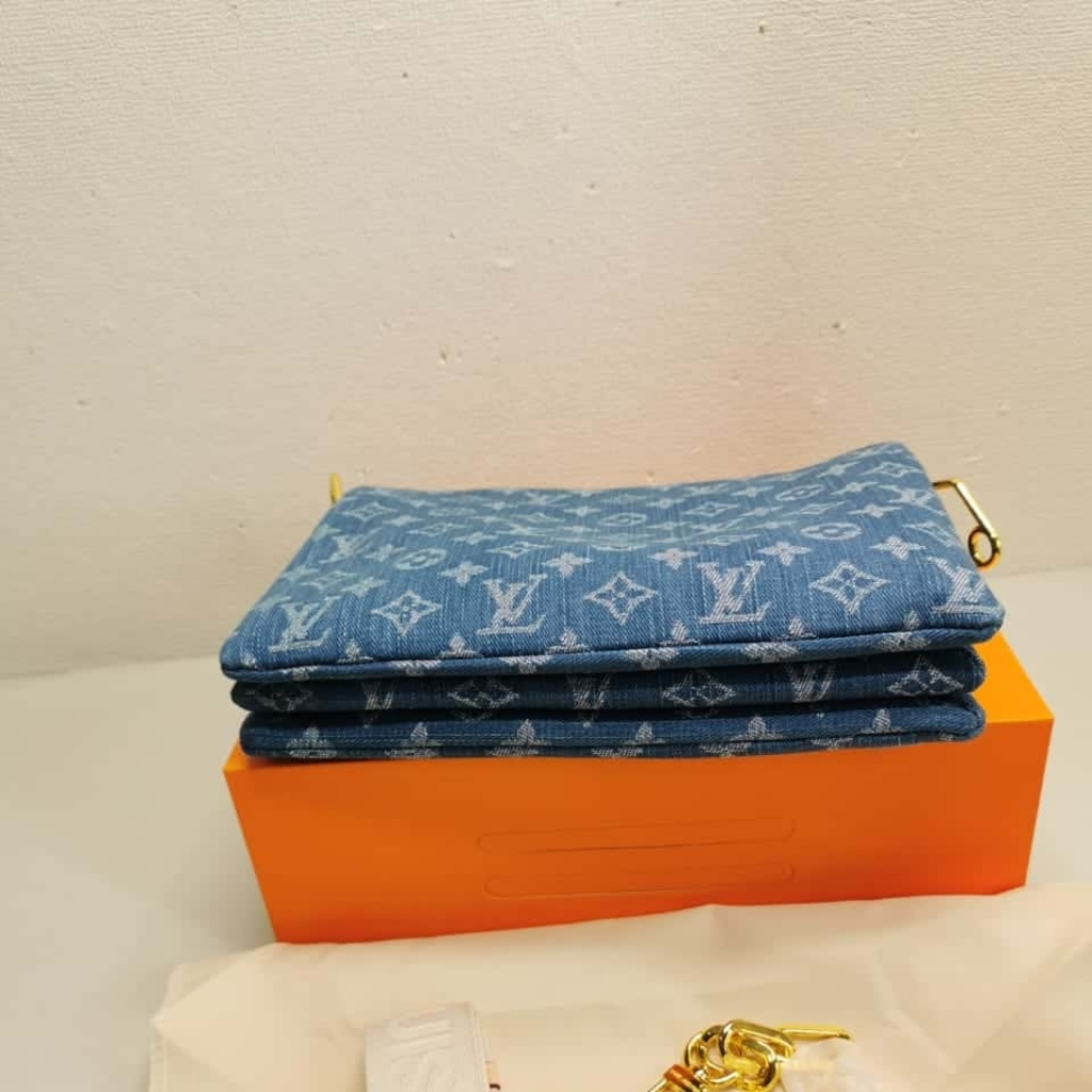 Louis Vuitton Coussin PM Bag Denim Blue 26Cm M24564