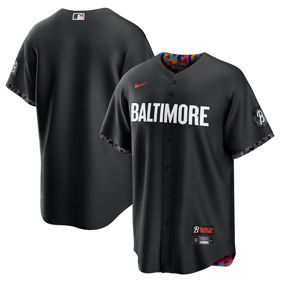 Baltimore Orioles City Connect Jersey Black
