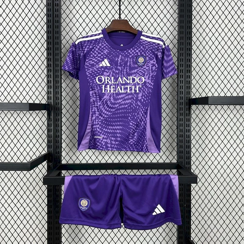 2025-26 Orlando City Home KIDS Football jersey