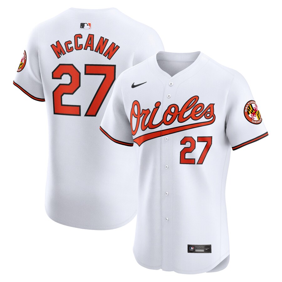 James McCann Baltimore Orioles Home Elite Player Jersey White