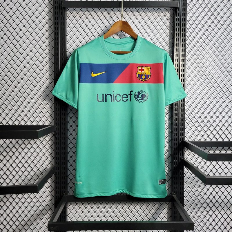 Retro 2010-11 Barcelona Away MESSI PIQUE IBRAHIMOUIC XAVI A.INISTA PUYOL HENRY Football jersey retro