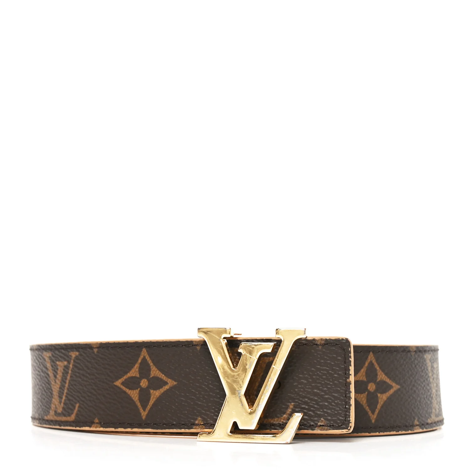 Monogram Calfskin 30mm LV Initiales Reversible Belt 80 32 Arizona