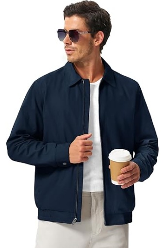 Men's Casual Cotton Jacket Lightweight