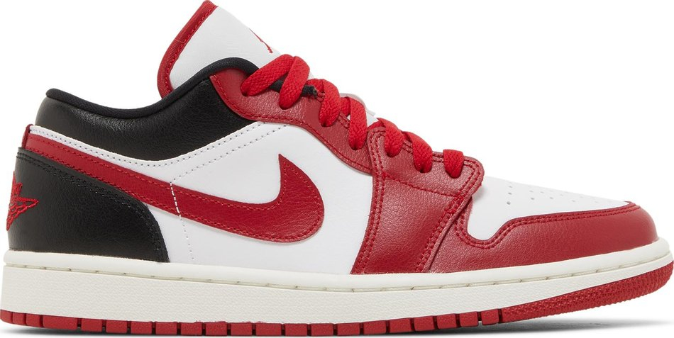 Wmns Air Jordan 1 Low White Gym Red DC0774-160