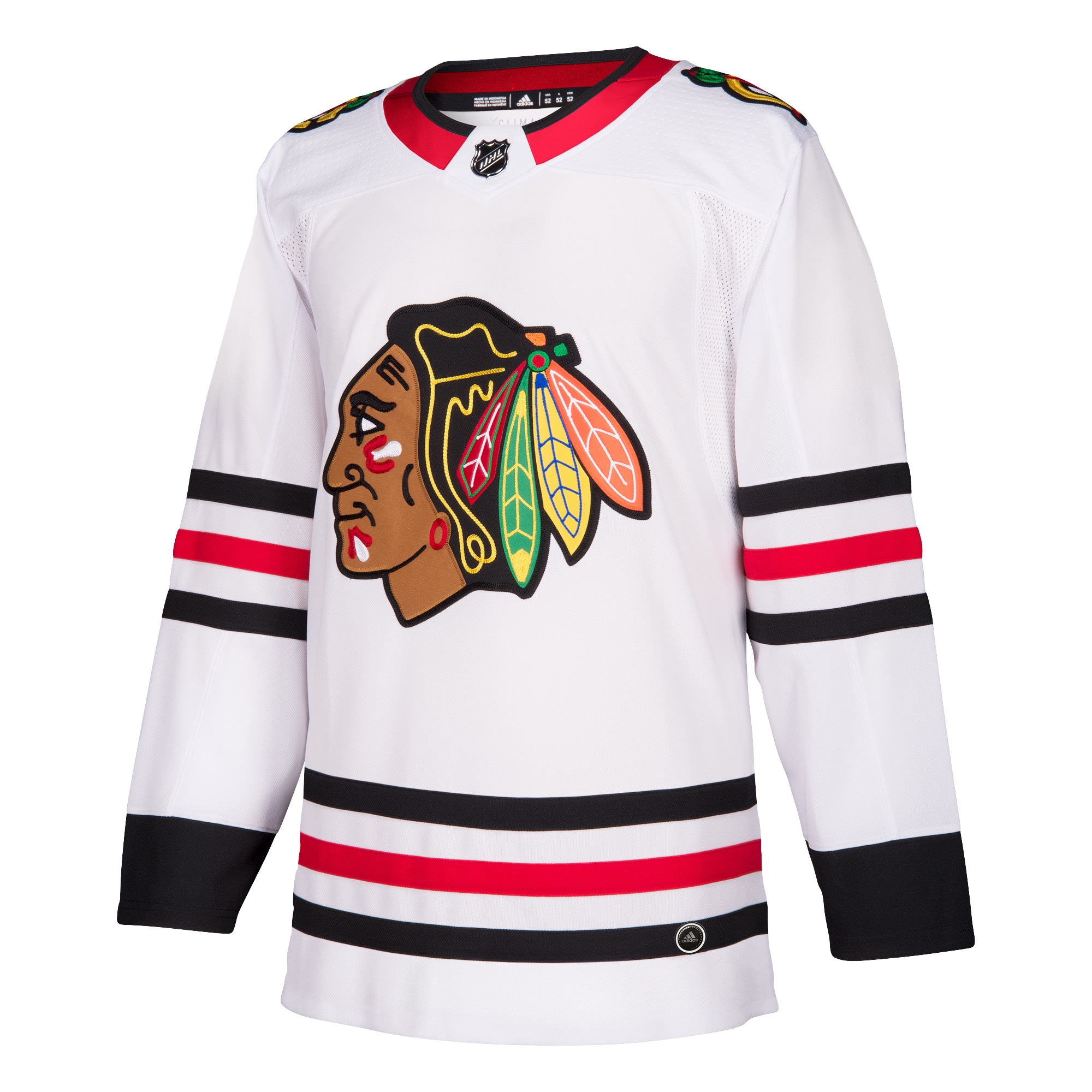 Chicago Blackhawks adidas Away Authentic Blank Jersey – White