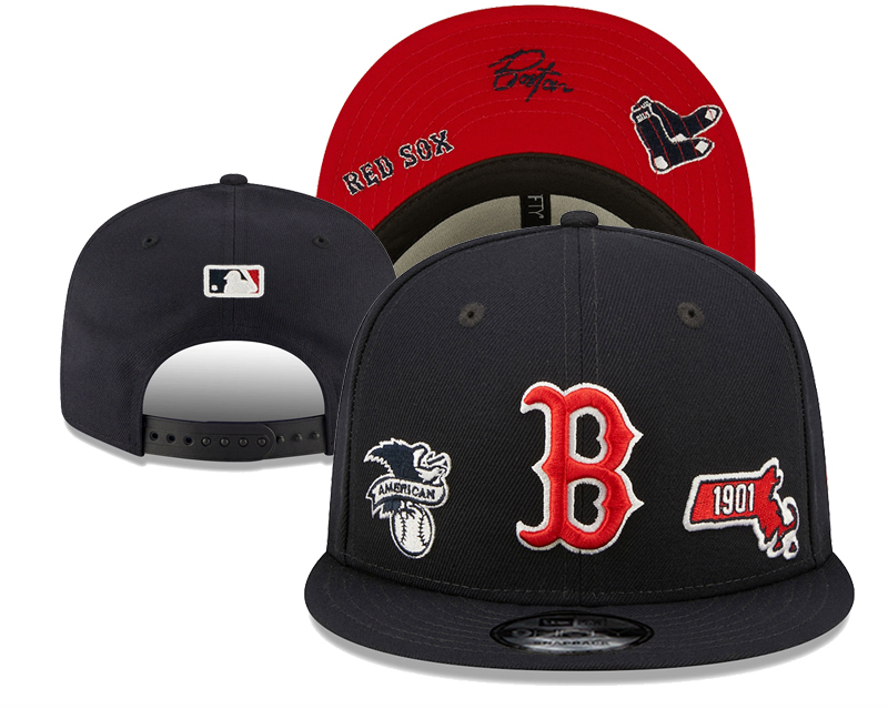 Boston Red Sox  Adjustable Black cap-1901