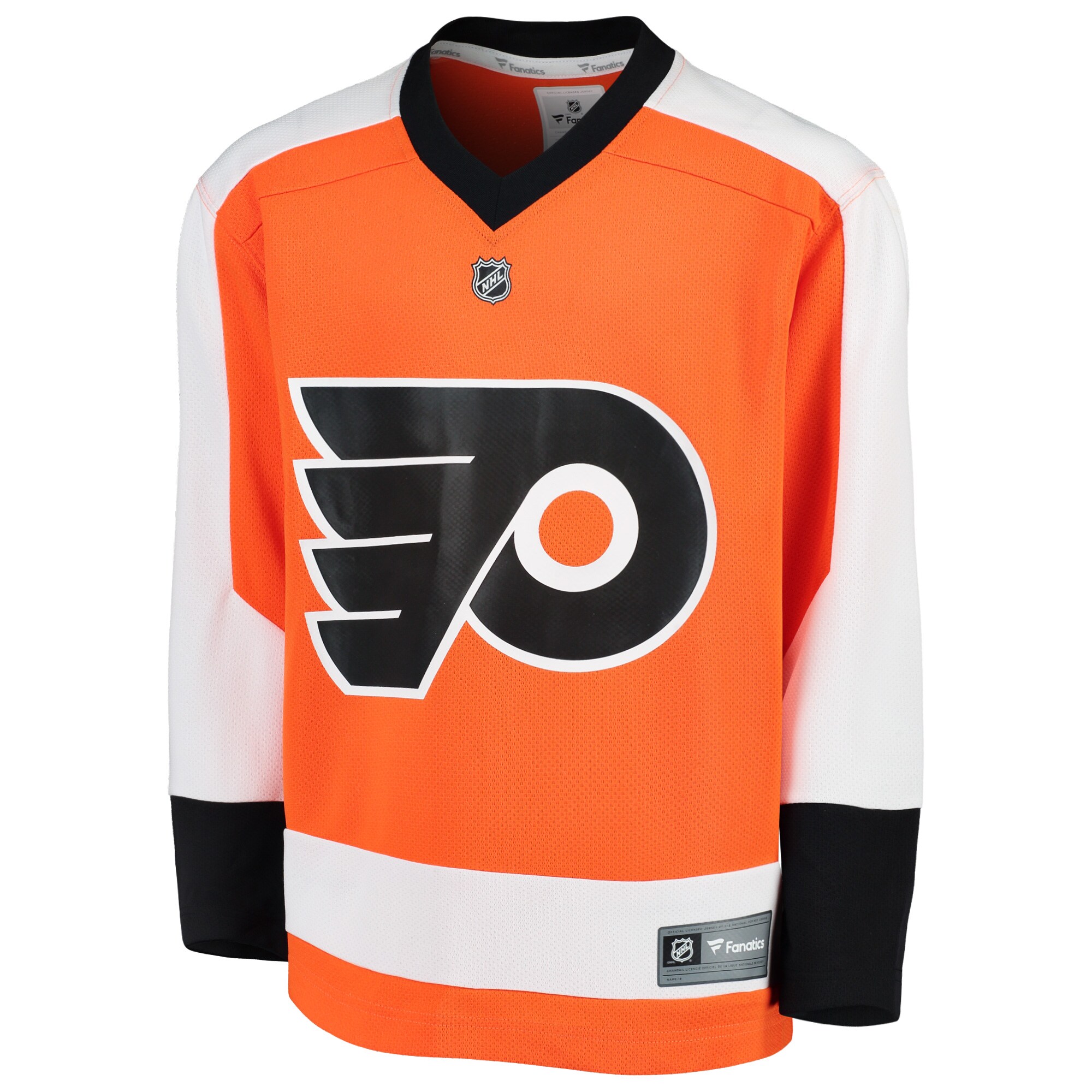 Philadelphia Flyers Fanatics Youth Home Replica Blank Jersey – Orange