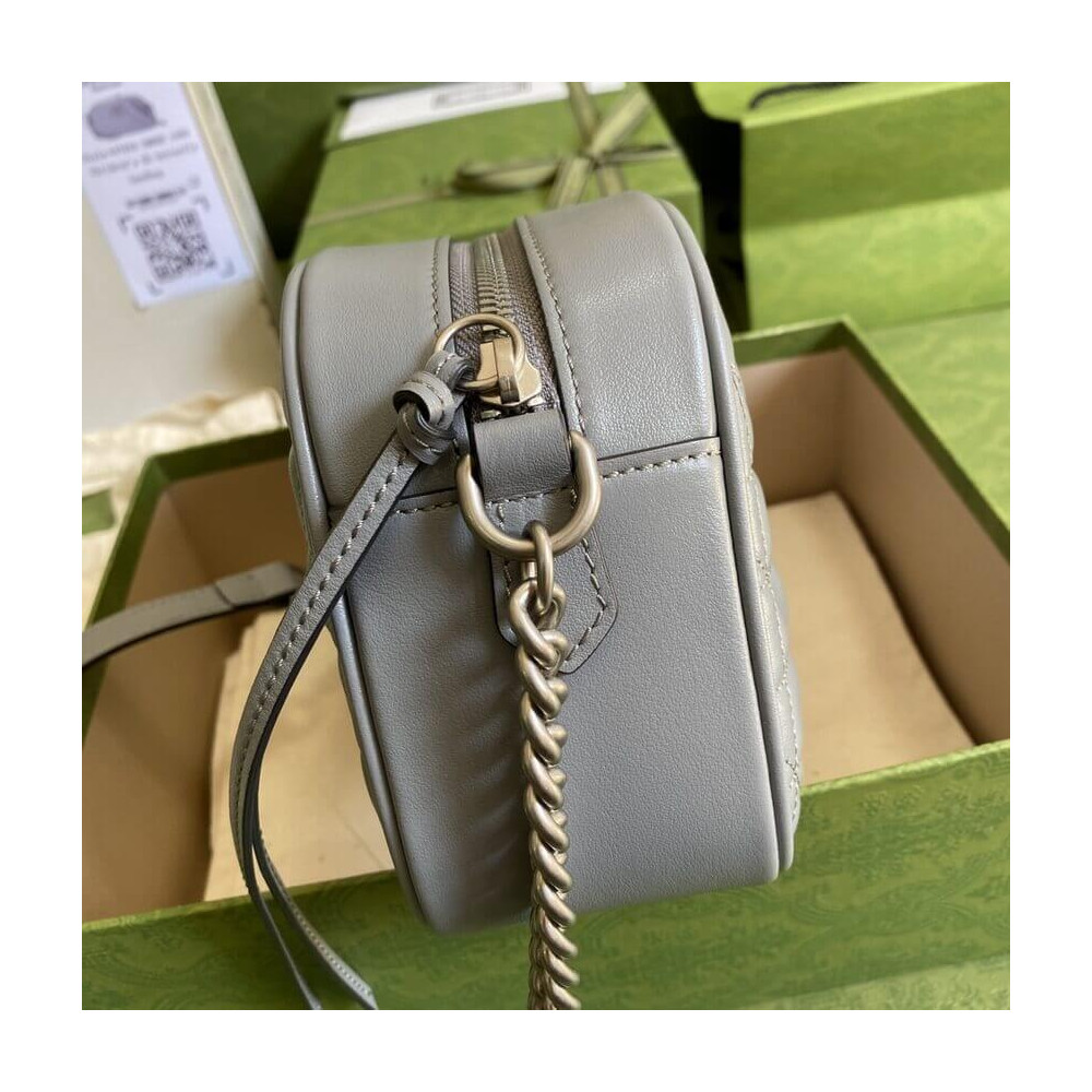 Gucci GG Marmont Small Shoulder Bag Grey