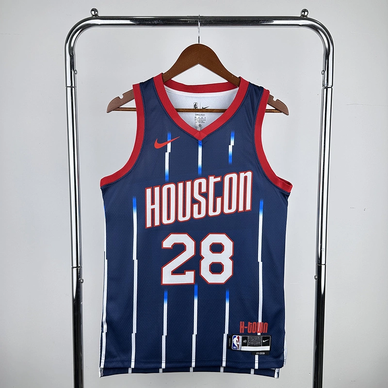 2023 NBA Houston Rockets 28 SENGUN Basketball Jersey