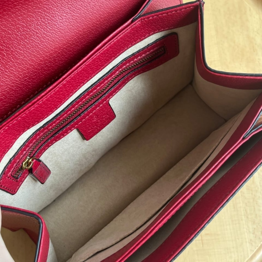 Gucci Queen Margaret GG Small Top Handle Bag Red 25cm 476541 9I6ST 8540