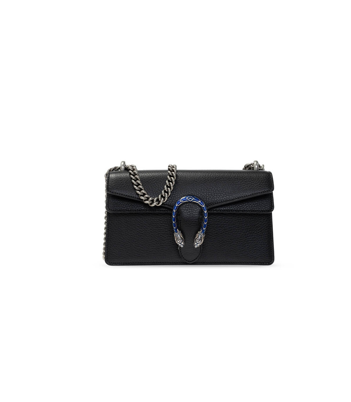 Gucci Dionysus Small Shoulder Bag in Black Leather
