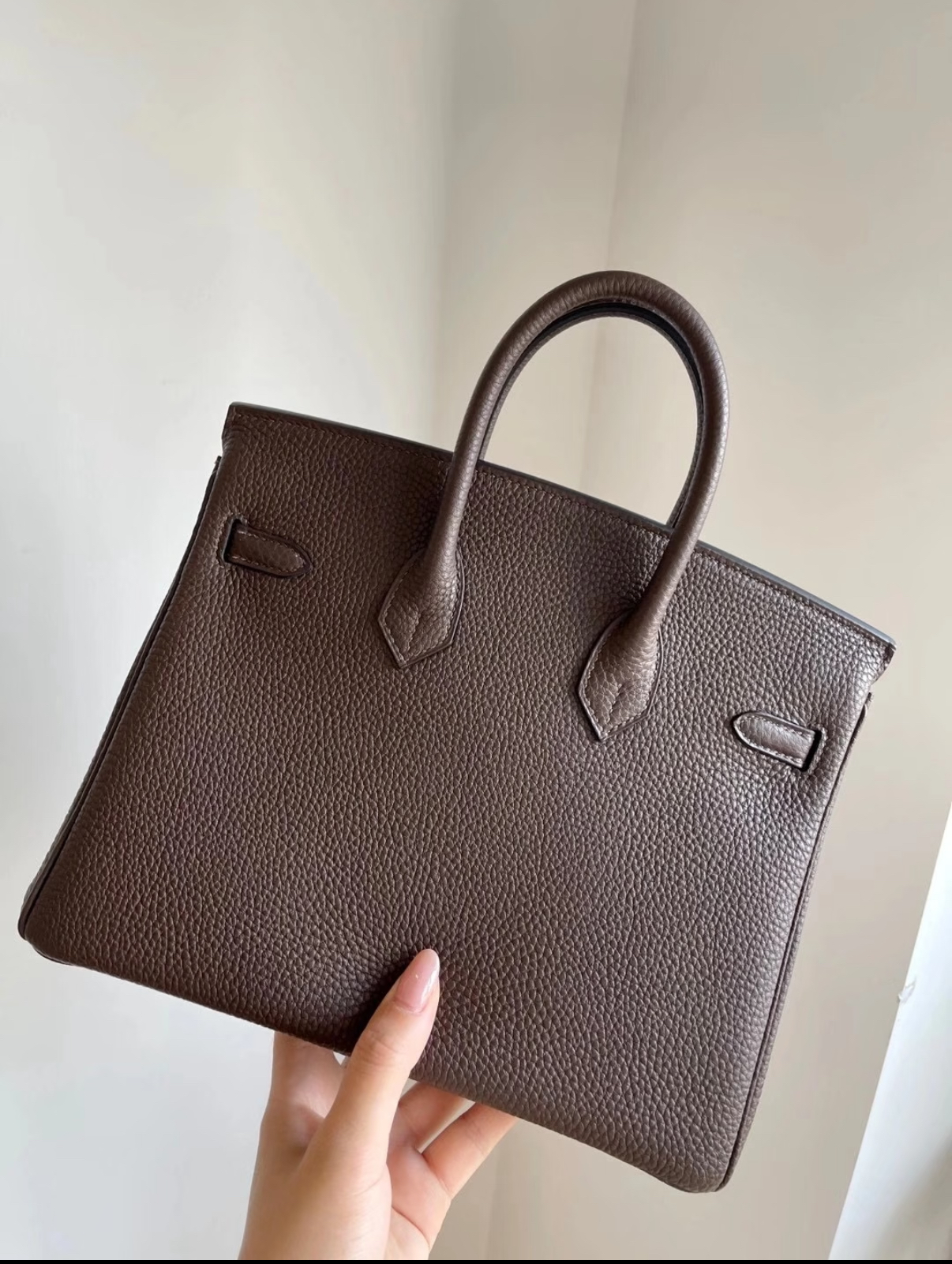 Birkin 25-35 ebony silver buckle custom