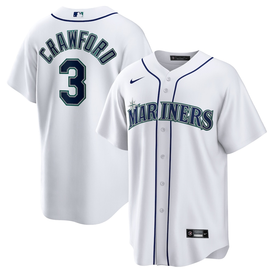JP Crawford Seattle Mariners Home Jersey White