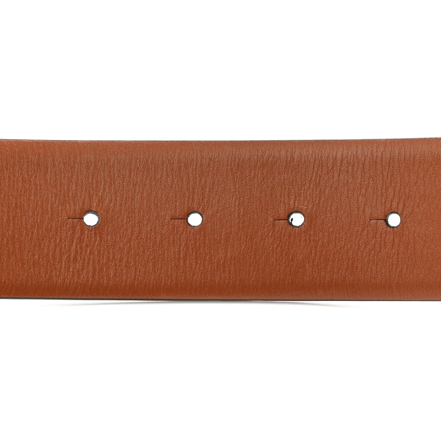 Glossy Calfskin VLogo Reversible 40mm Belt 90 36 Saddle Brown Black