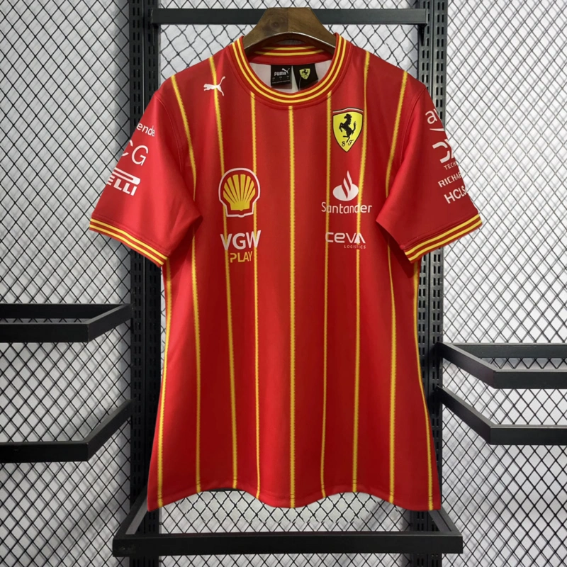 2024 F1 Ferrari t-shirt SAINZ #55 Racing Suit