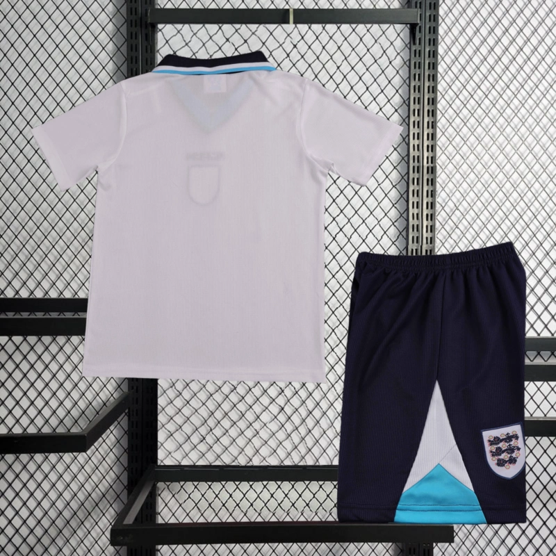 Retro kids 1996 England KIDS Home SHEARER GASCOIGNE PEARCE Football jersey retro