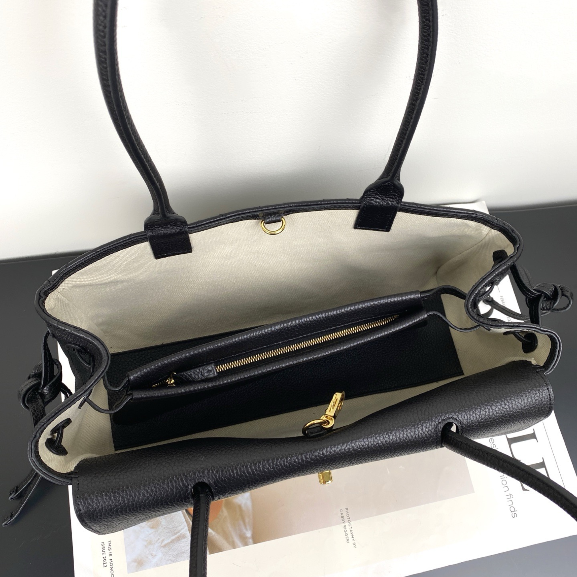 Chanel Urban Essential Tote Light Black Caviar Gold Hardware 30cm/11.8in