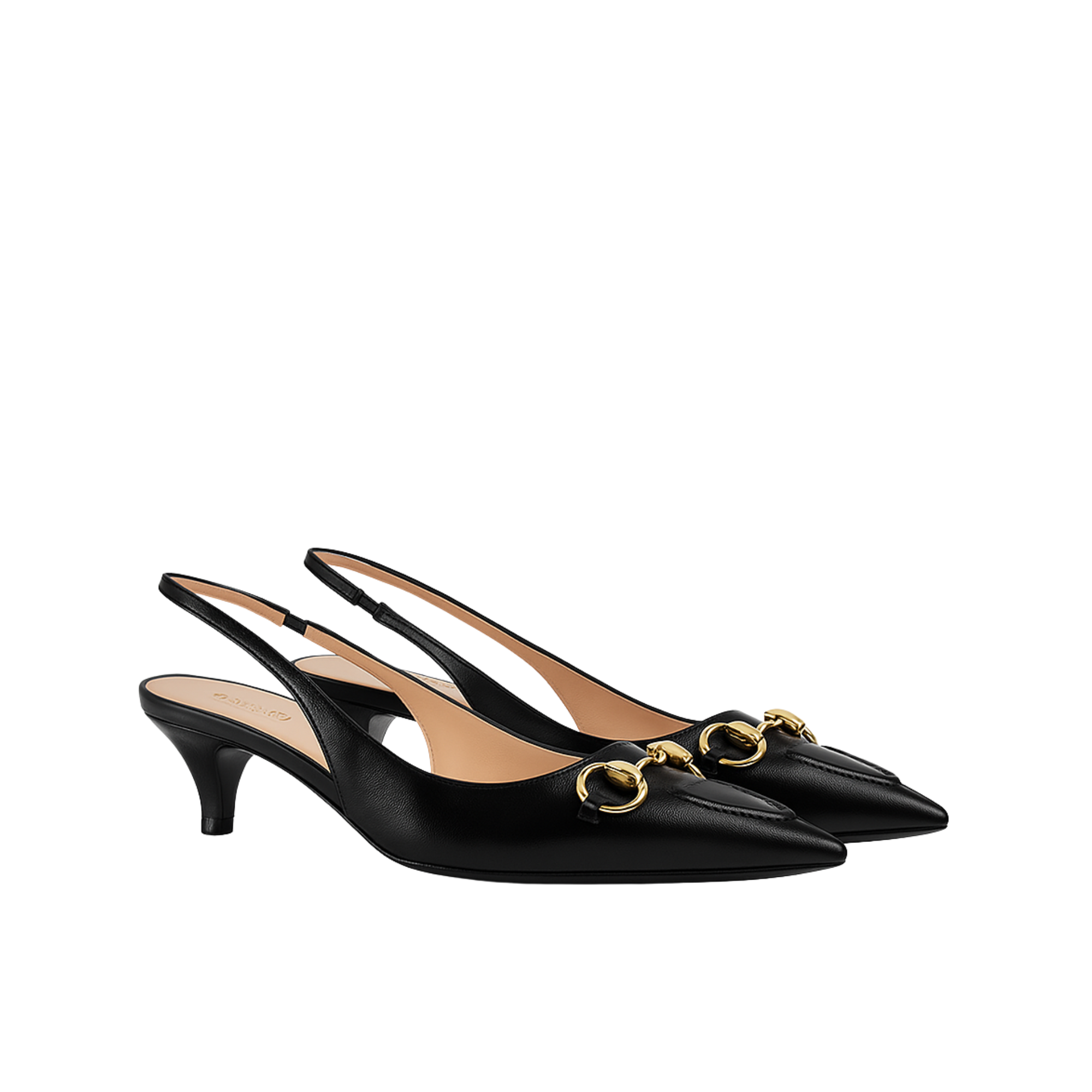 Gucci Women’S Horsebit Slingback Pump Black 782407 Dmbt0 1000