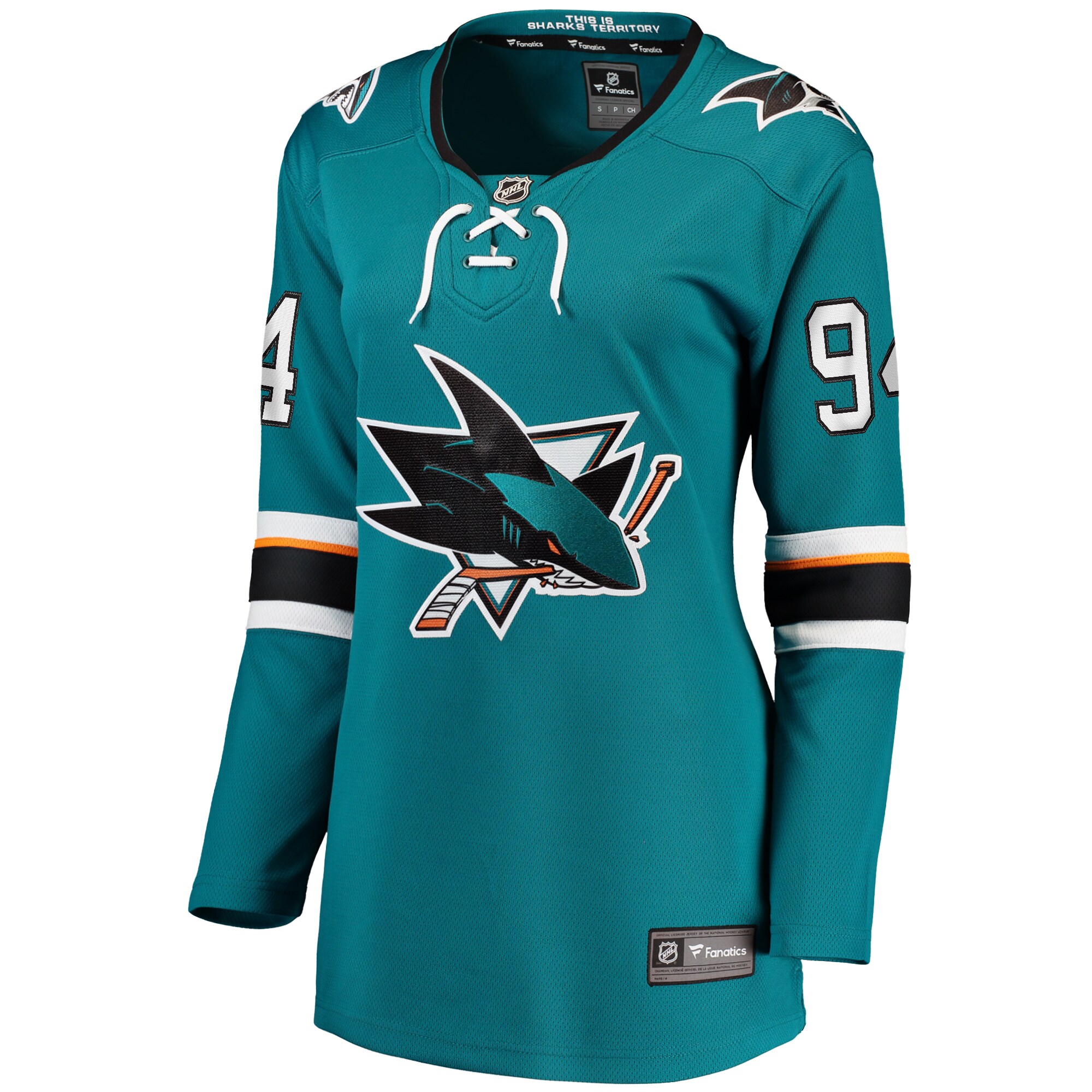 Alexander Barabanov San Jose Sharks Fanatics Women’s Home Breakaway Player Jersey – Teal