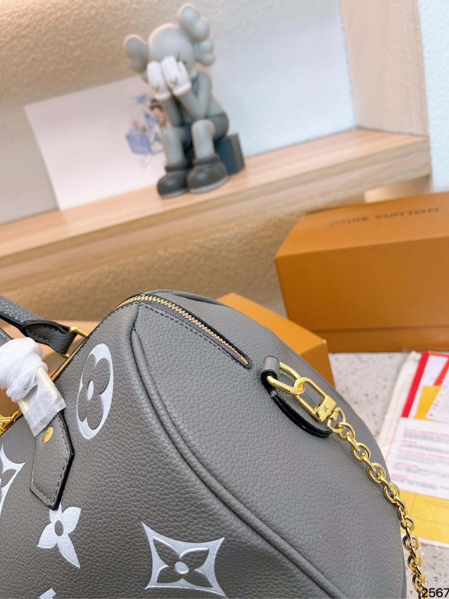 Louis Vuitton Speedy Bandouli Re 20 Monogram Empreinte Leather 20Cm M46575