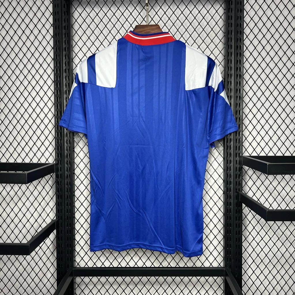 Retro 1992-94 Glasgow Rangers Home football jersey Retro