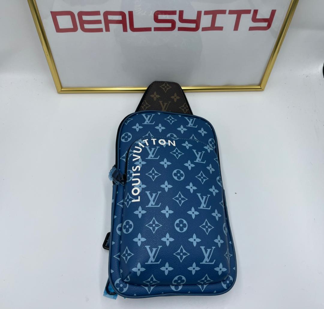 Louis Vuitton Avenue Nm Crossbody Bag Monogram Blue 31Cm M23782