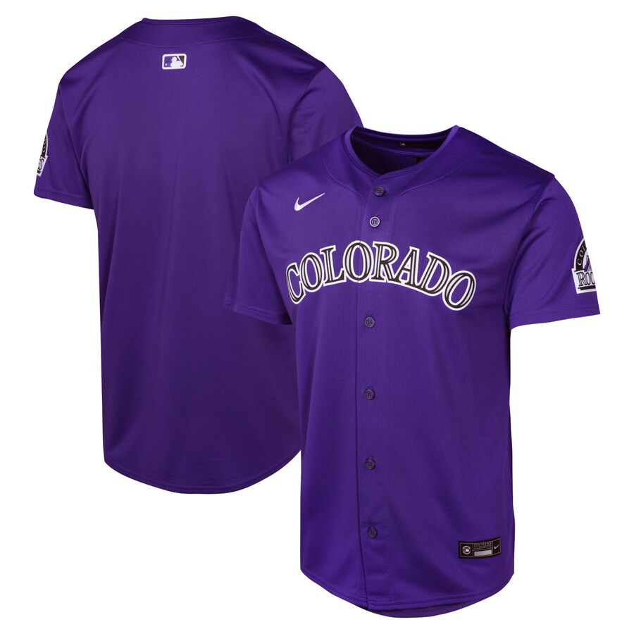Colorado Rockies Youth Alternate Limited Jersey Purple