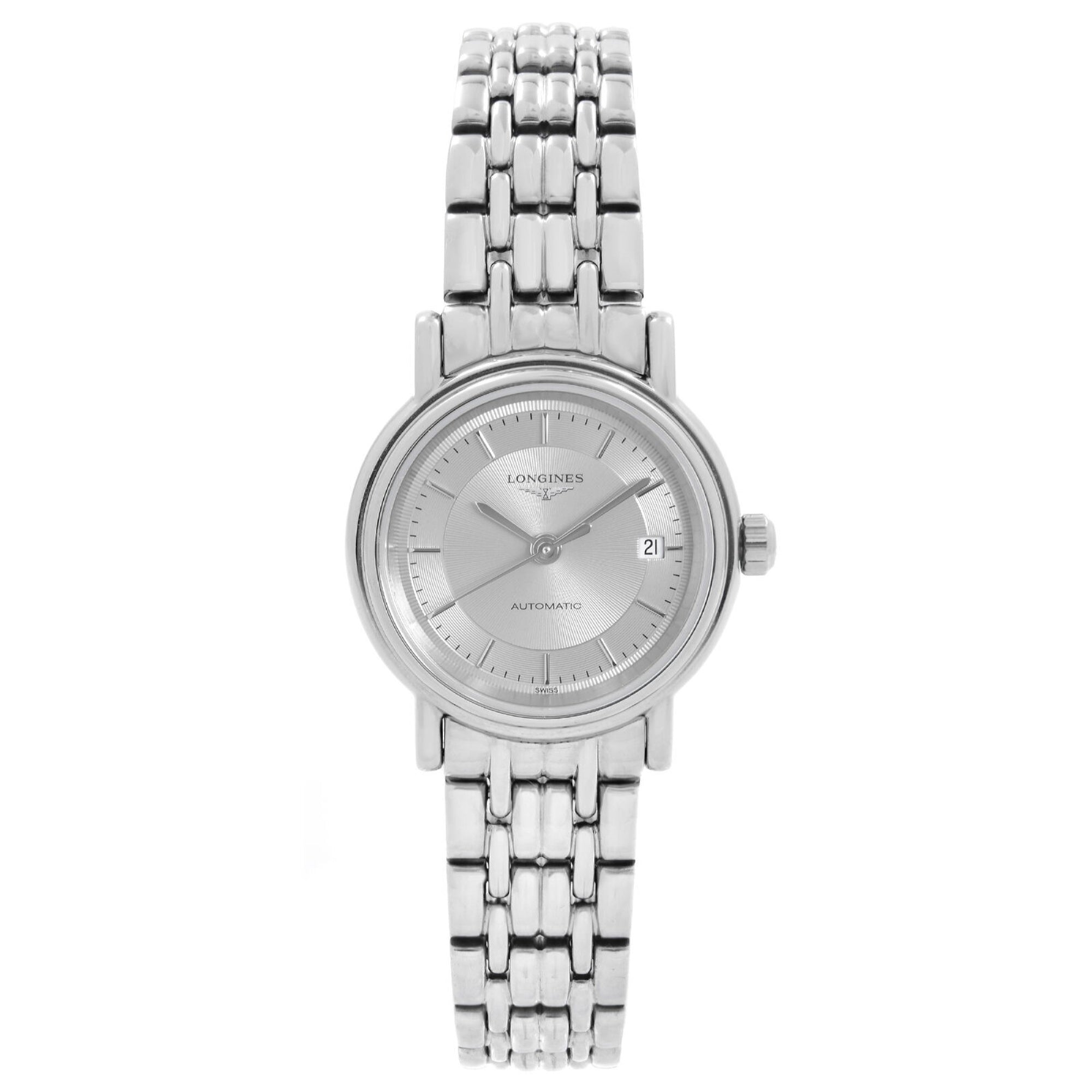 【Super Clone】Longines Men's L4.321.4.78.6 Presence Stainless Steel Watch