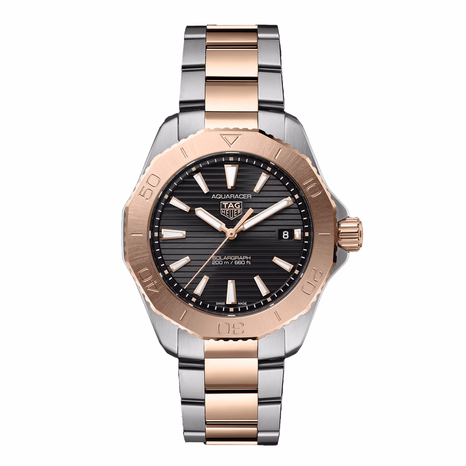 TAG Heuer Aquaracer Professional 200 Solargraph 40mm Mens Watch WBP1121.BB0003