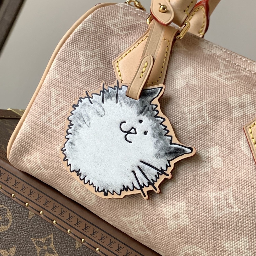 Louis Vuitton Speedy Bandoulière 20 Meowgram Pale Pink 20cm M15151
