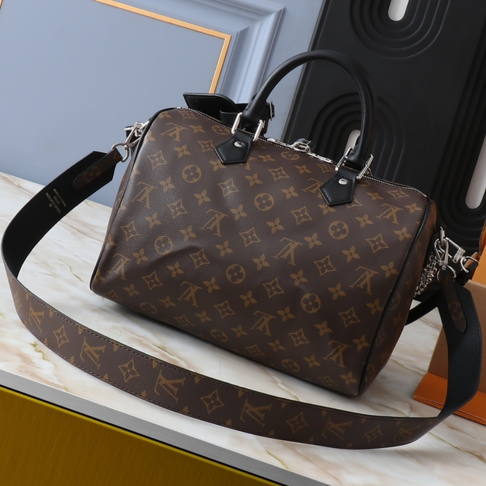 Louis Vuitton Speedy Soft 30 Dark Brown 30Cm M12243