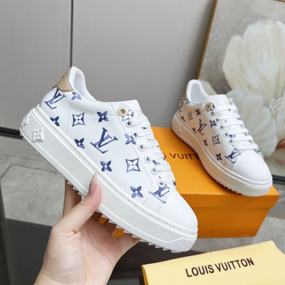 Louis Vuitton Time Out Sneaker Blue 1Ahoof