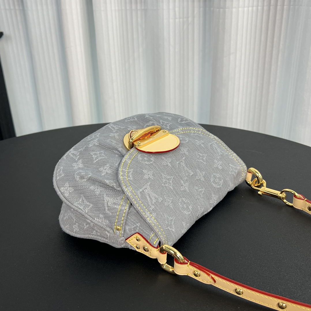 Louis Vuitton Monogram Denim Sunset Shoulder Bag 27cm/ 10.6in