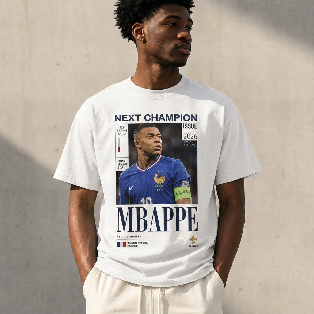 Kylian Mbappé Unisex T-Shirt – Limited-Time Offer – Hot Seller