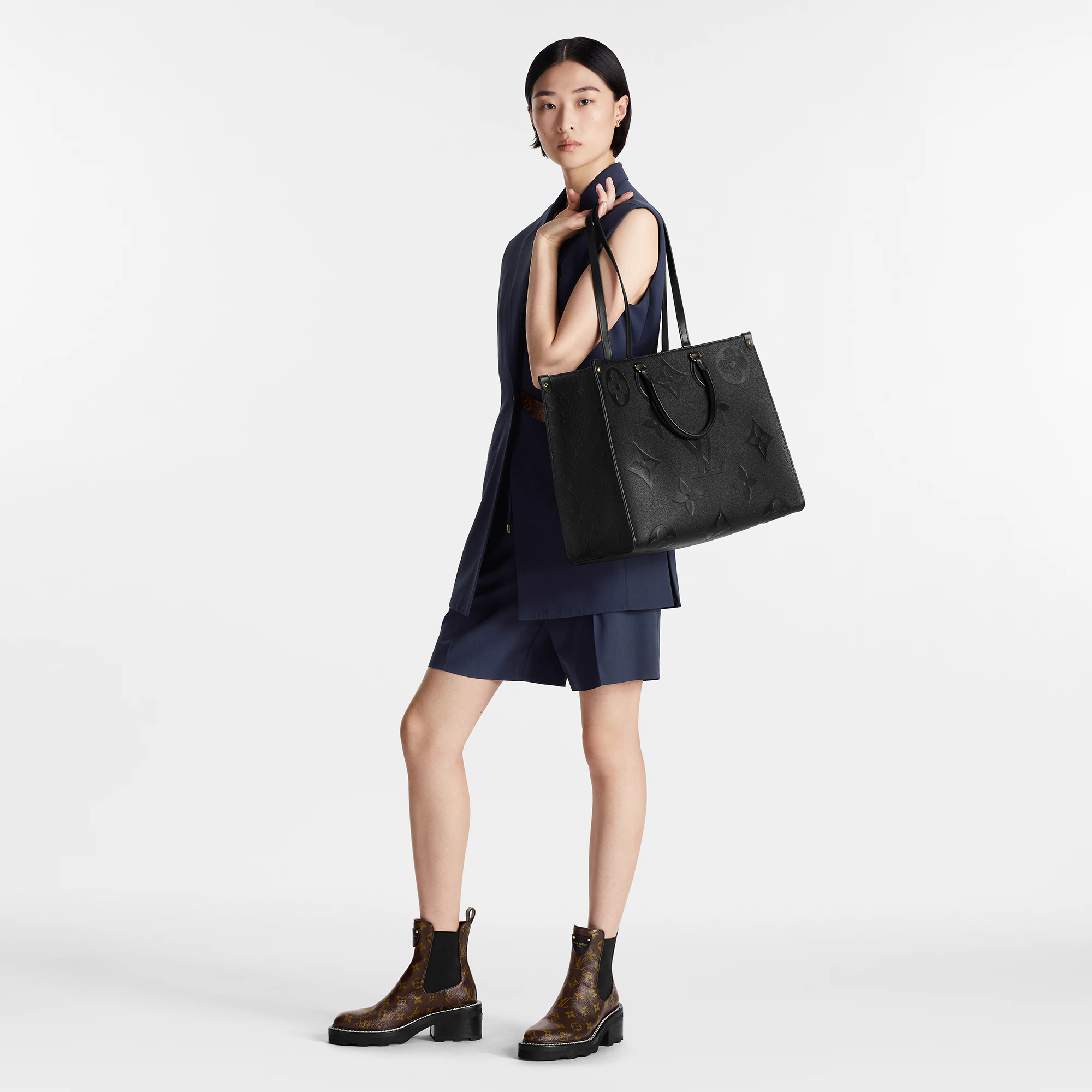 Louis Vuitton Onthego Gm Monogram Empreinte Leather M44925 41cm