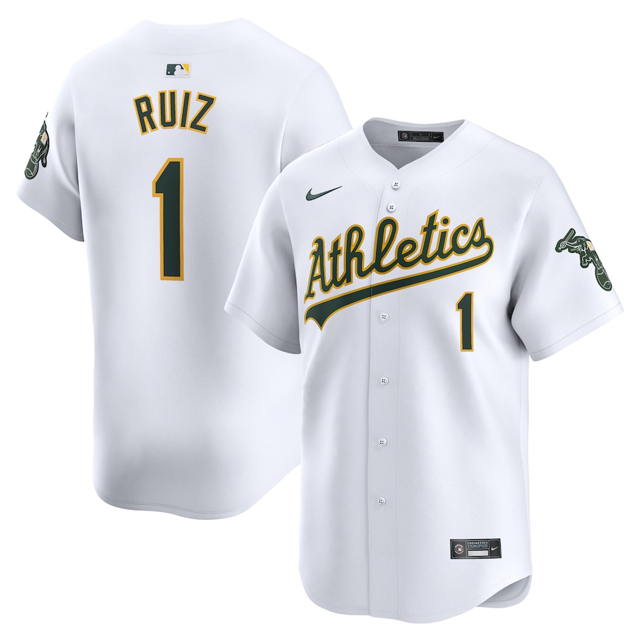 Esteury Ruiz Oakland Athletics Home Limited Player Jersey White