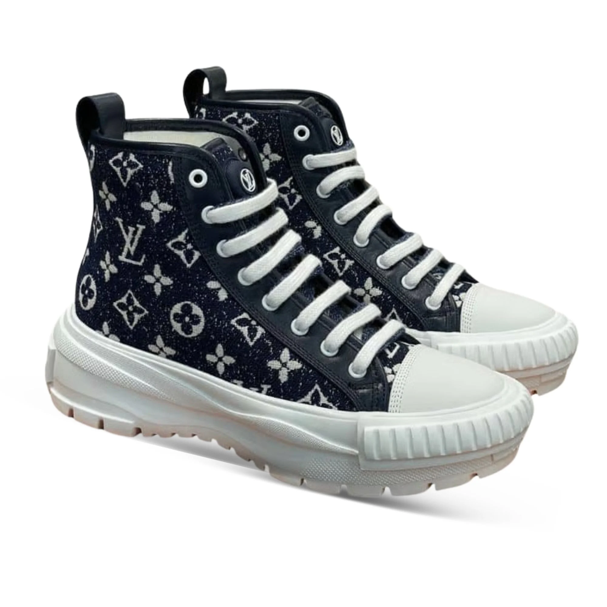 Louis Vuitton Squad Sneakers Monogram Black