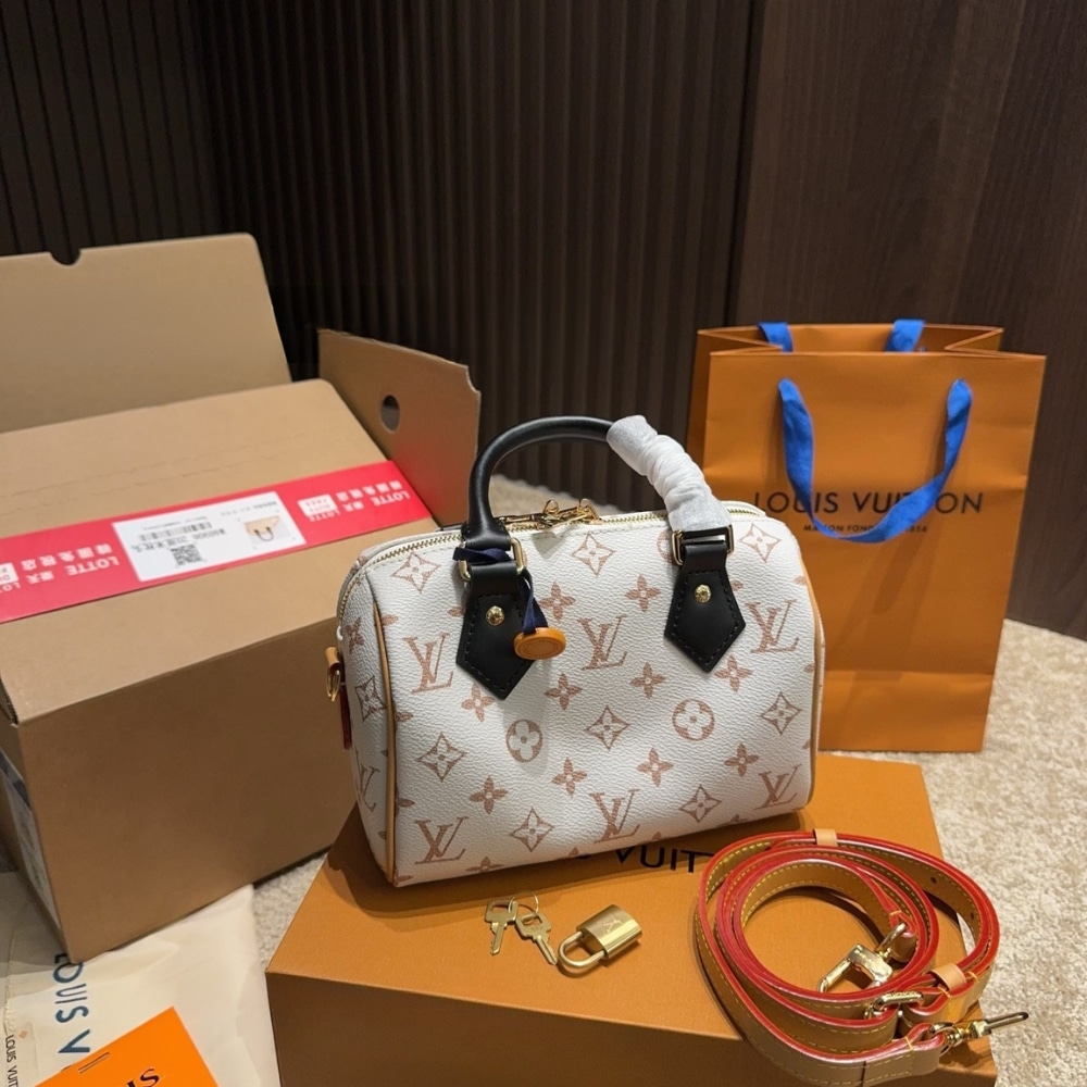 Louis Vuitton Speedy Bandoulière 20 Monogram Dune Coated Canvas 20cm M46906