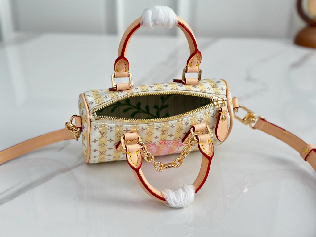 Louis Vuitton Nano Speedy Bag Banana Yellow 16cm M29030