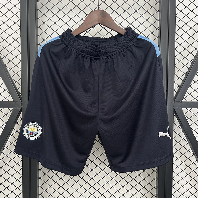 2025-26 shorts  Manchester City Black Shorts